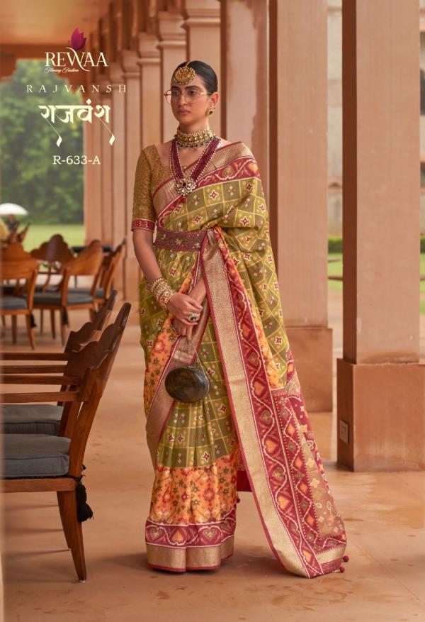 Rewaa Rajvansh Designer Patola Silk designer Saree Collection